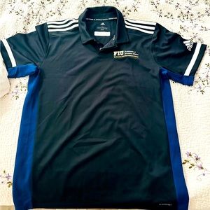 Adidas, black, blue and white lines. Brand new. Size L
